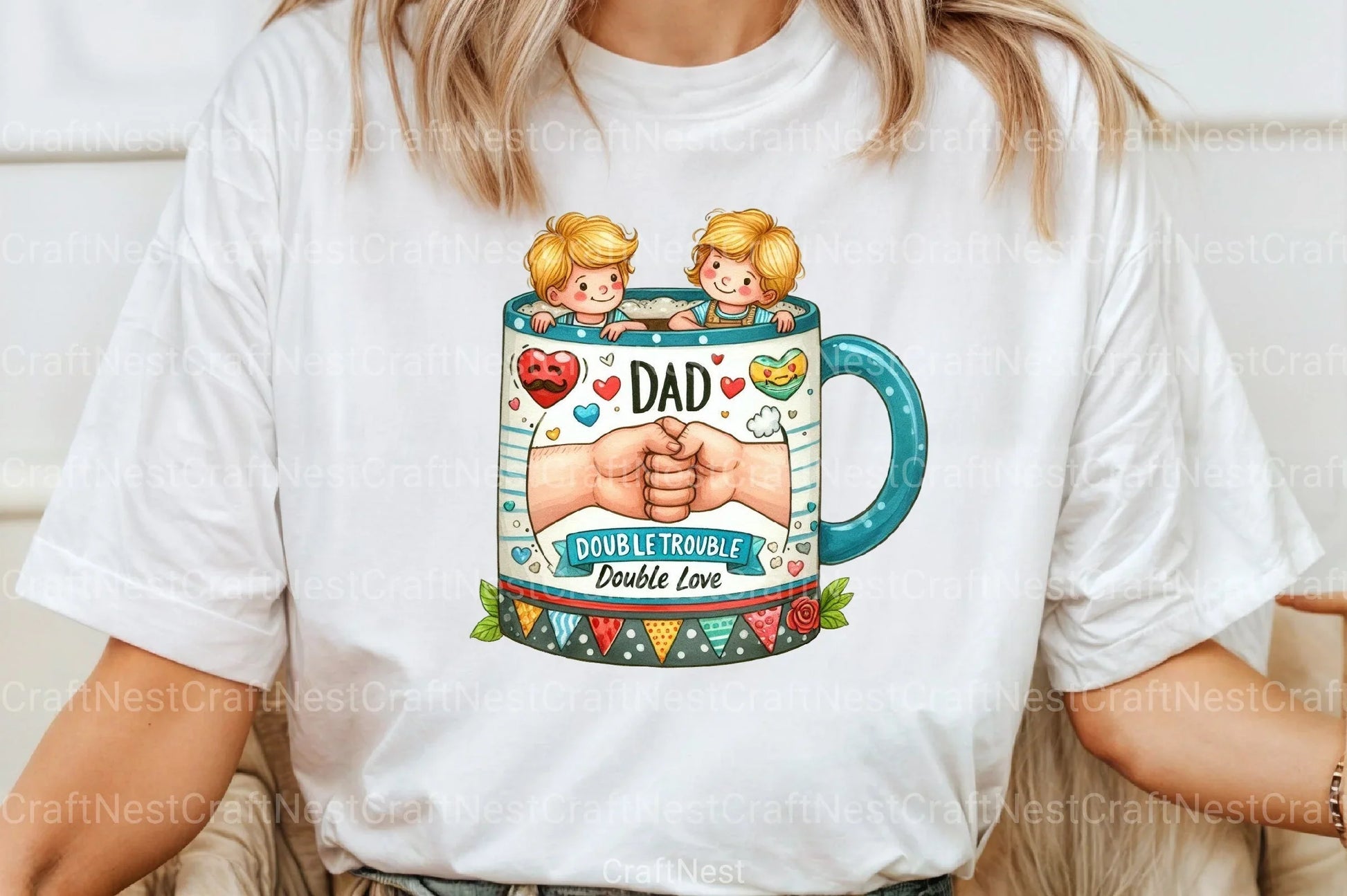 Kids Father’s Day Fist Bump Clipart Bundle 5 - CraftNest - Digital Crafting and Art