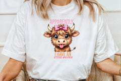 Funny Highland Cow Sarcastic Clipart Bundle - CraftNest - Digital Crafting and Art