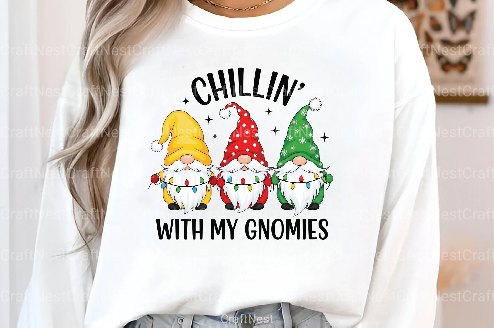 Christmas Gnomes Clipart Bundle 12 - CraftNest - Digital Crafting and Art