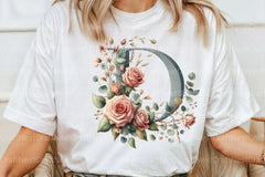 Floral Alphabet Clipart Bundle 24 - CraftNest - Digital Crafting and Art