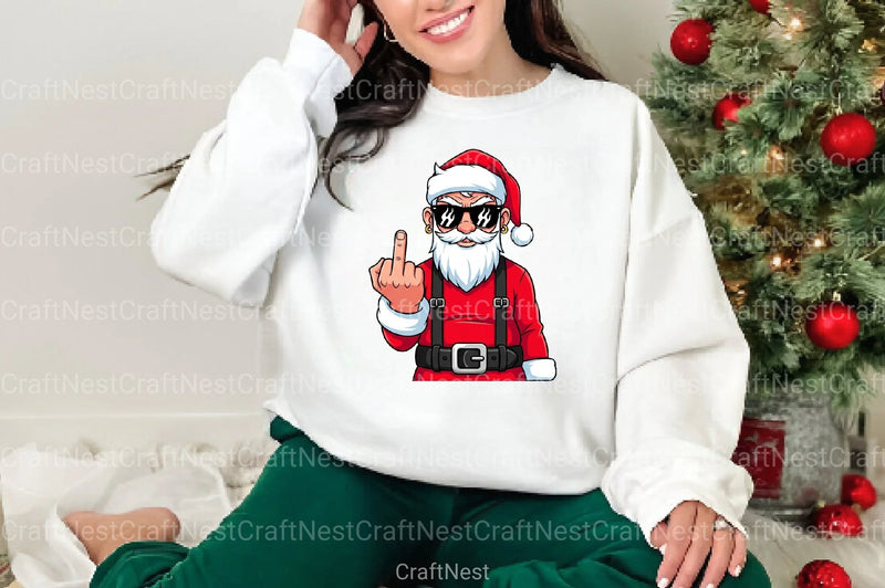 Bad Santa Clipart Bundle - CraftNest - Digital Crafting and Art