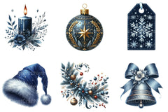 Navy Christmas Clipart Bundle 125 - CraftNest - Digital Crafting and Art