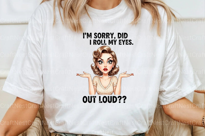 Sarcastic Funny Girl Can't Adult Today Clipart Bundle 38 - CraftNest - Digital Crafting and Art