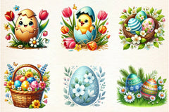 Easter Egg Clipart Bundle - CraftNest - Digital Crafting and Art