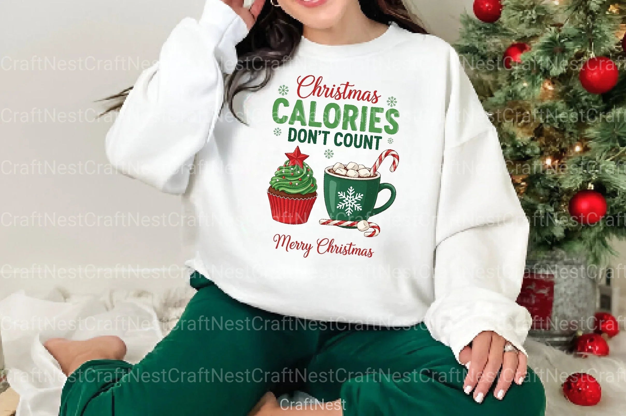 Christmas Calories Don't Count Clipart Bundle - CraftNest - Digital Crafting and Art