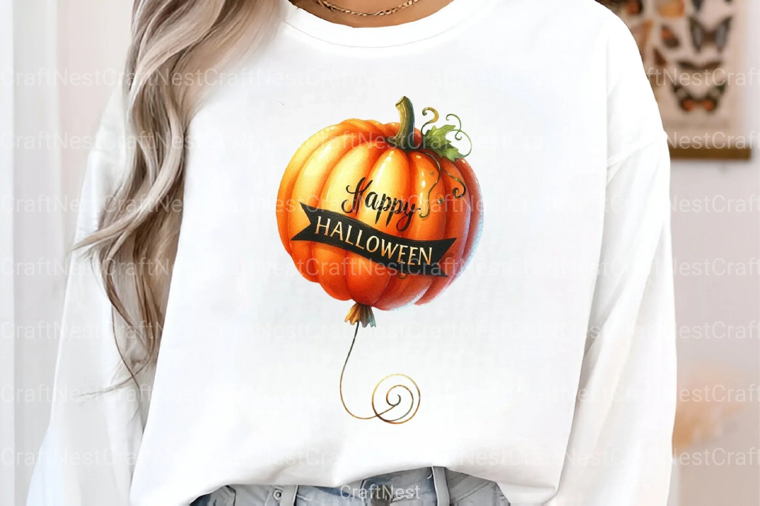 Happy Halloween Bloo Clipart Bundle - CraftNest - Digital Crafting and Art