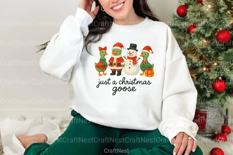 Christmas Goose Clipart Bundle 8 - CraftNest - Digital Crafting and Art