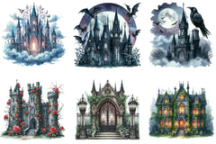 Gothic Palace Clipart Bundle - CraftNest - Digital Crafting and Art