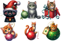 Christmas Ornament & Cat Clipart Bundle - CraftNest - Digital Crafting and Art