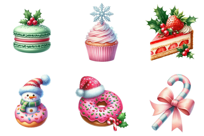 Sweet Christmas Clipart Bundle - CraftNest - Digital Crafting and Art