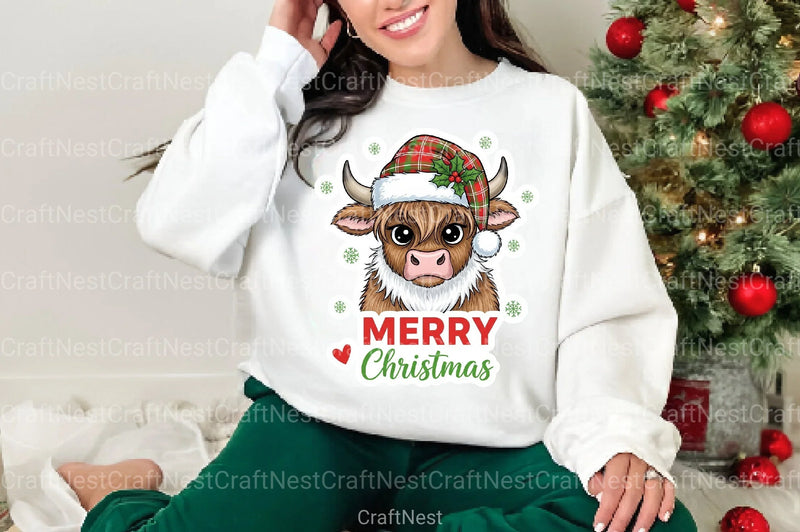 Merry Christmas Sticker Clipart Bundle - CraftNest - Digital Crafting and Art