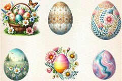 Easter Egg Clipart Bundle - CraftNest - Digital Crafting and Art