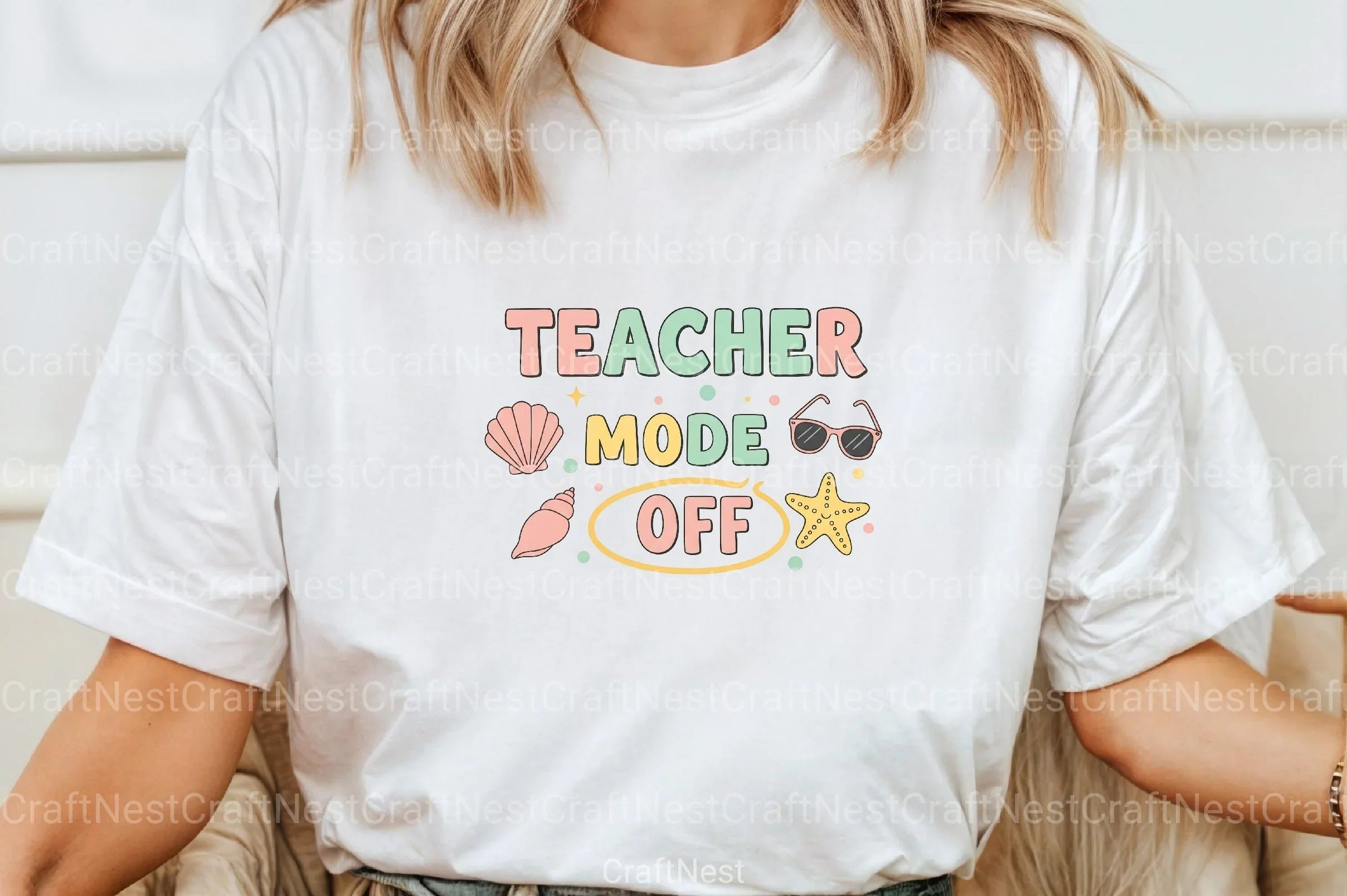 Teacher Summer Mode Off Clipart Bundle - CraftNest - Digital Crafting and Art