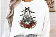 Cute Floral Halloween Lace Ghost Clipart Bundle 1 - CraftNest - Digital Crafting and Art