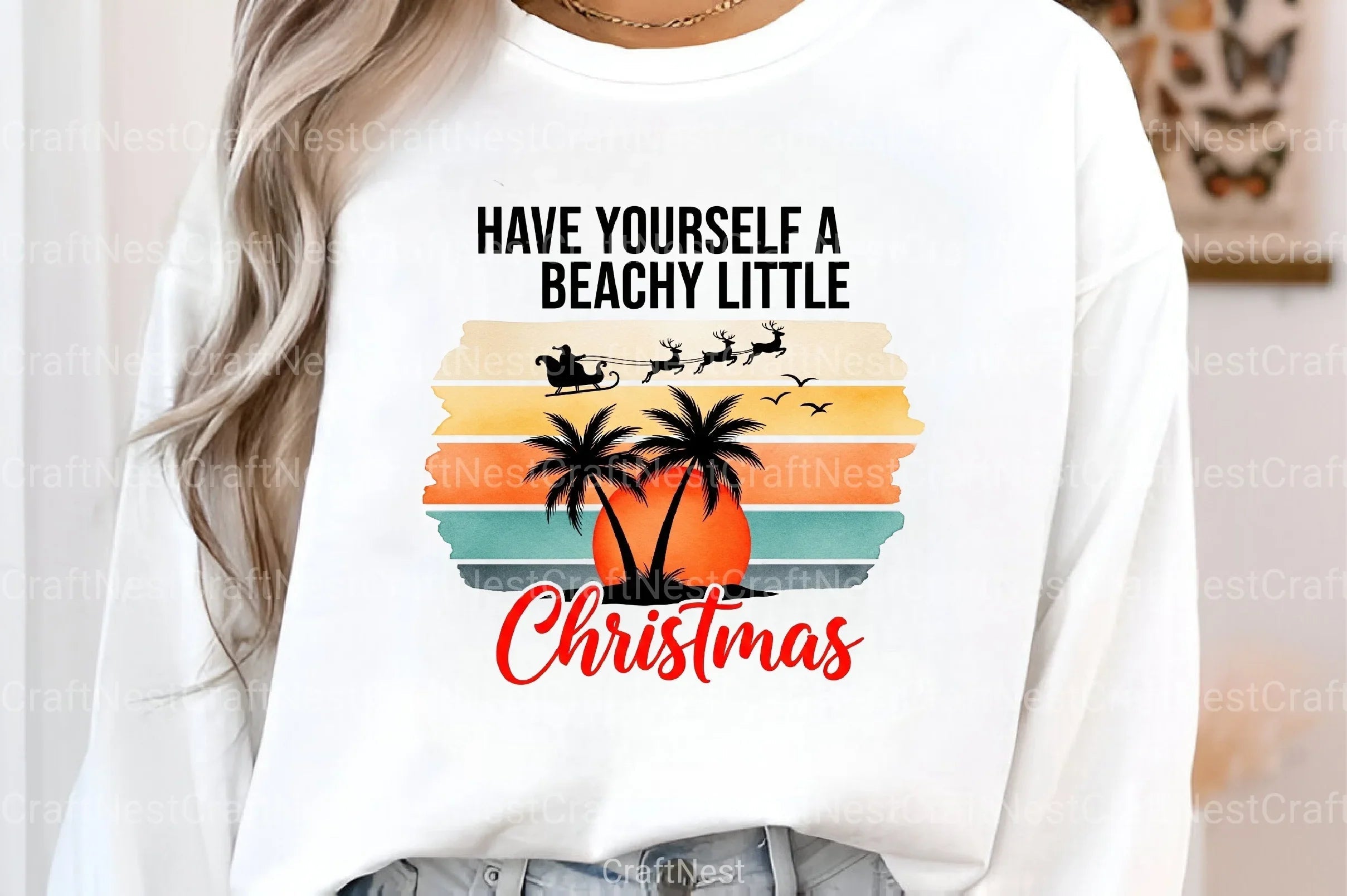 Christmas in July Funny Clipart Bundle 5 - CraftNest - Digital Crafting and Art