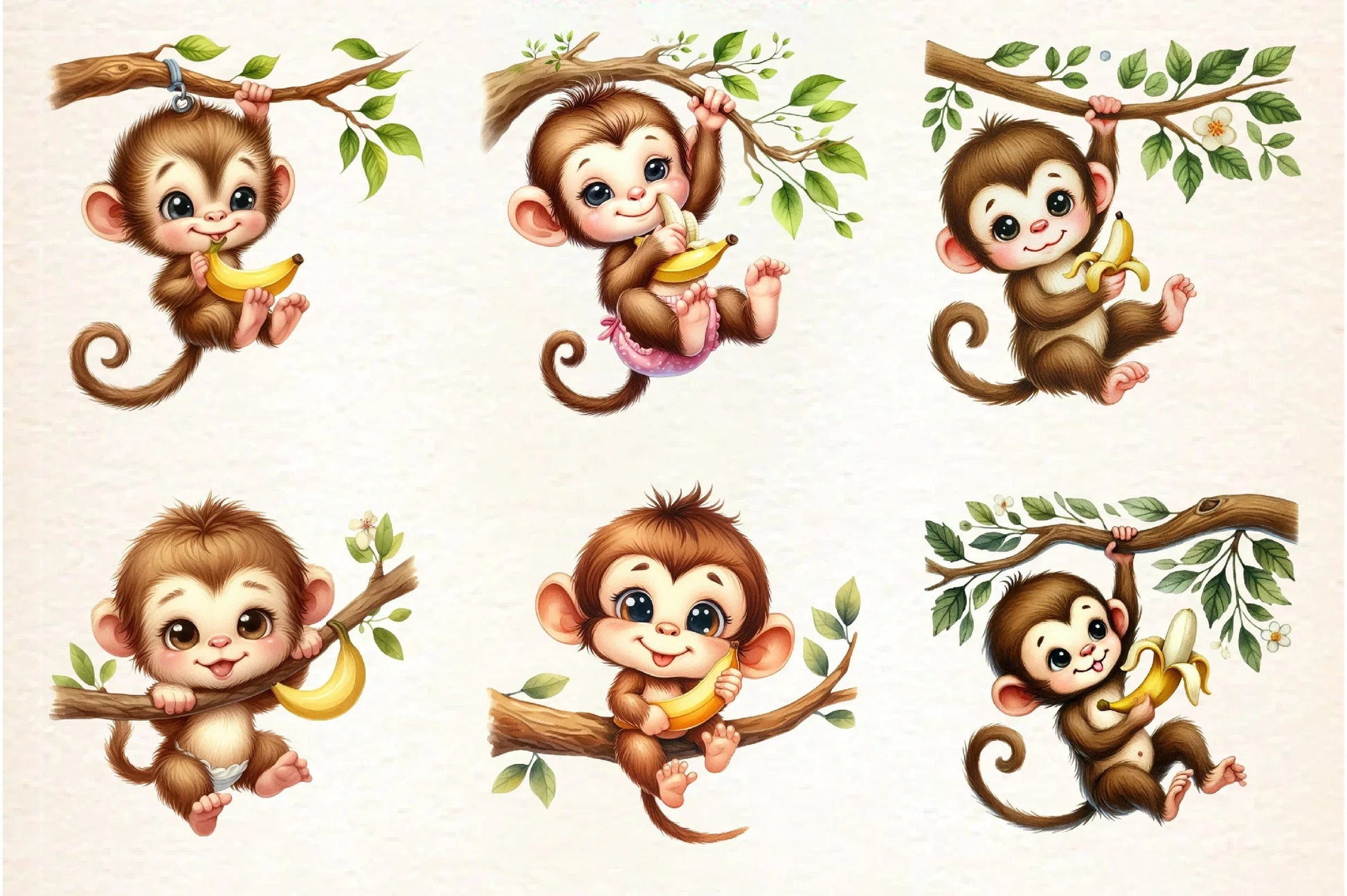 Kawaii Safari Animal Clipart Bundle - CraftNest - Digital Crafting and Art
