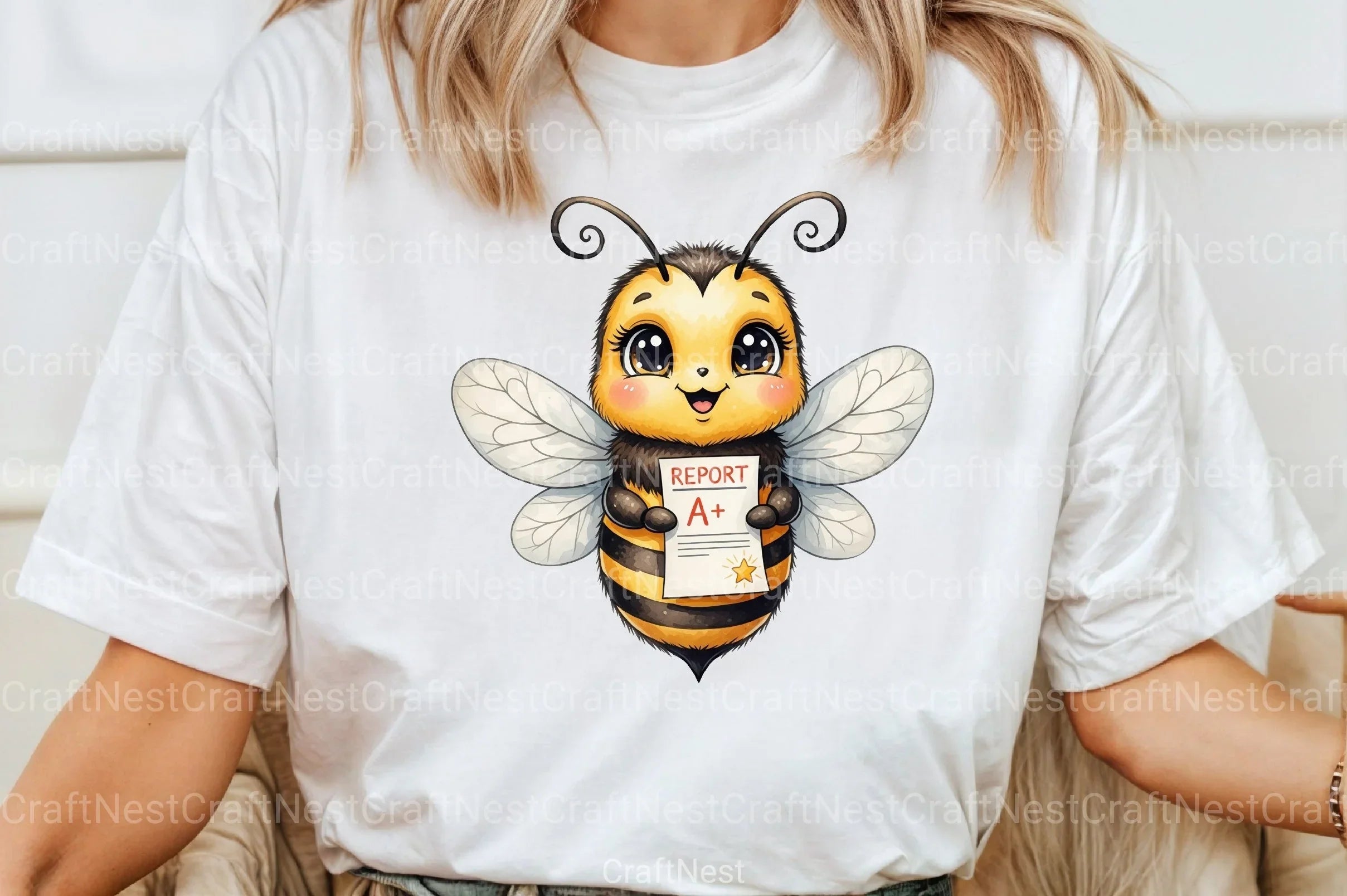 Back to School Bee Clipart Bundle 11 - CraftNest - Digital Crafting and Art