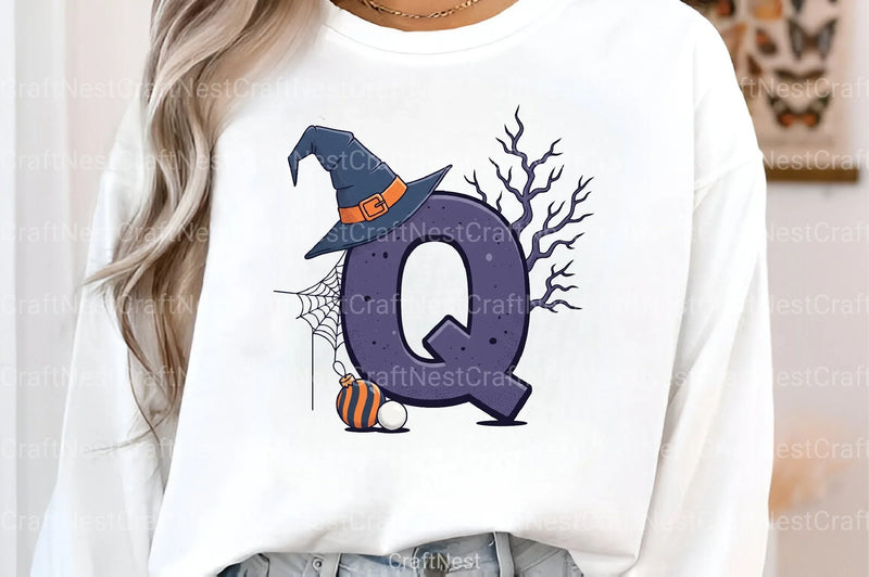 Halloween Alphabet Clipart Bundle 92 - CraftNest - Digital Crafting and Art