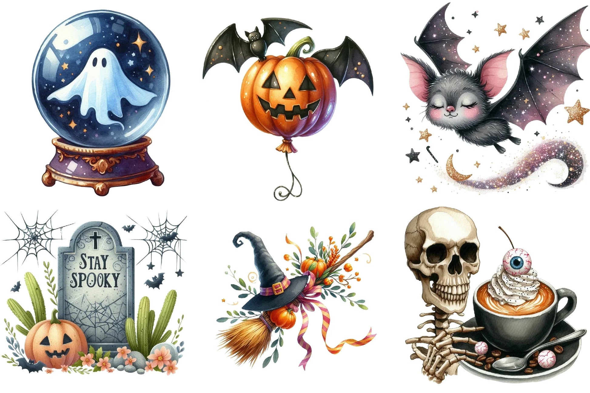 Spooky Season Clipart Bundle - CraftNest - Digital Crafting and Art
