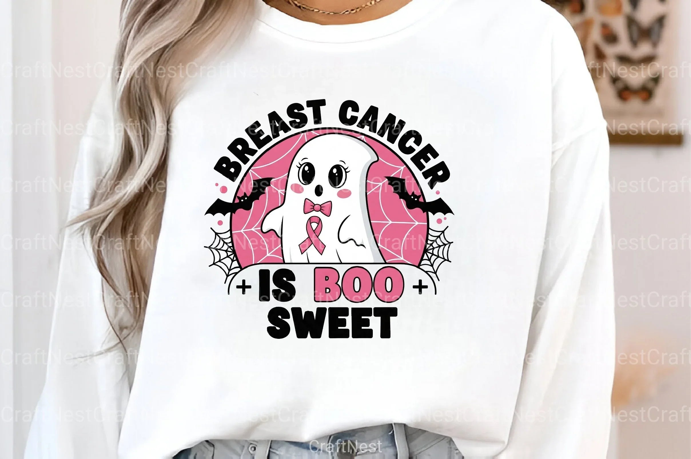 Halloween Breast Cancer Clipart Bundle 2 - CraftNest - Digital Crafting and Art