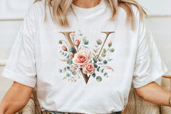 Floral Alphabet Clipart Bundle 9 - CraftNest - Digital Crafting and Art