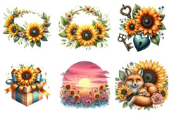 Sunflower Mother's Day Clipart Bundle - CraftNest - Digital Crafting and Art