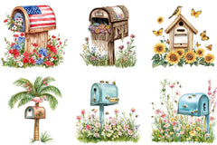 Summer Mailbox Clipart Bundle - CraftNest - Digital Crafting and Art