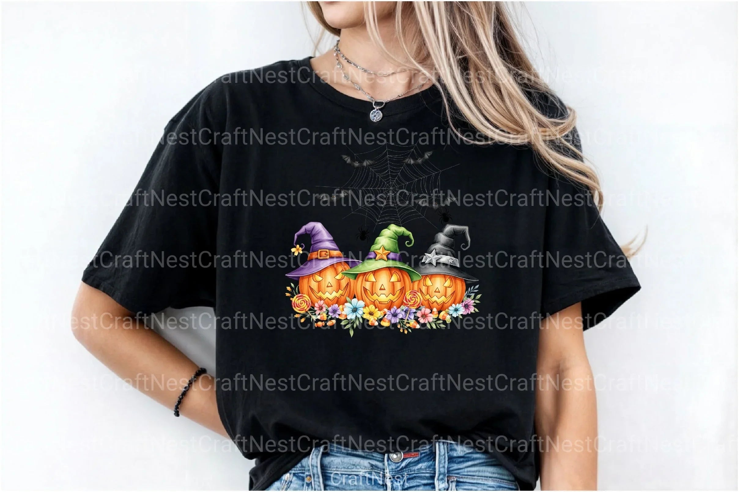 Halloween Pumpkin Embroidery Clipart Bundle - CraftNest - Digital Crafting and Art