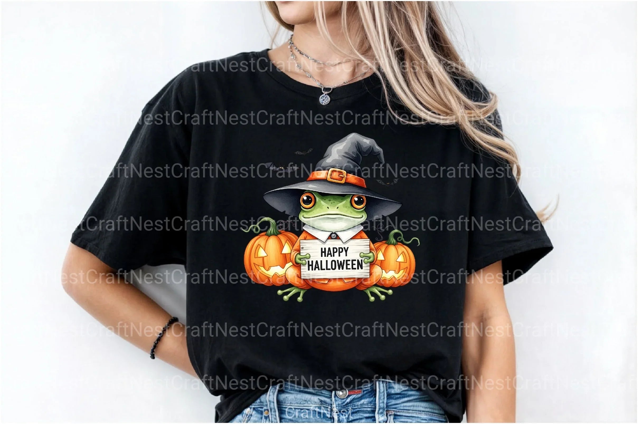 Happy Halloween Frog Clipart Bundle - CraftNest - Digital Crafting and Art