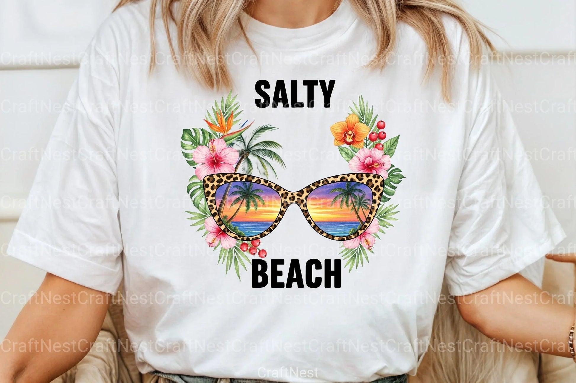 Tropical Summer Clipart Bundle: Salty Beach Collection - CraftNest - Digital Crafting and Art