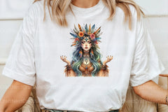 Tribal Boho Girl Clipart Bundle 5 - CraftNest - Digital Crafting and Art