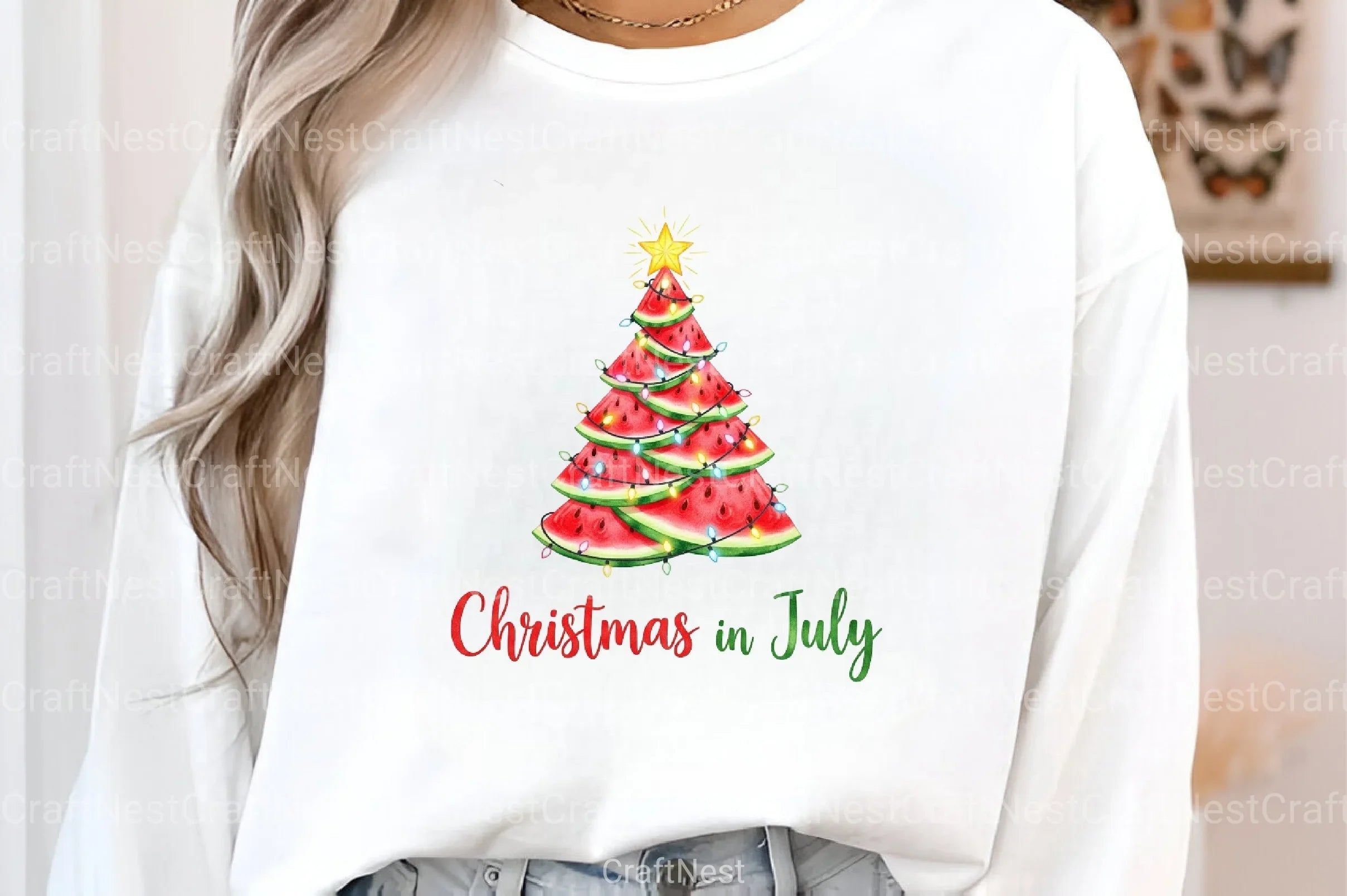 Christmas in July Funny Clipart Bundle 37 - CraftNest - Digital Crafting and Art