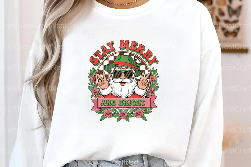 Stay Merry and Bright Clipart Bundle - CraftNest - Digital Crafting and Art