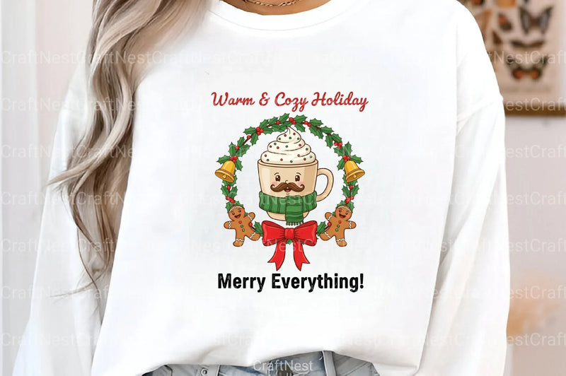 Warm & Cozy Retro Christmas Clipart Bundle - CraftNest - Digital Crafting and Art