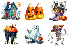 Funny Halloween Clipart Bundle - CraftNest - Digital Crafting and Art
