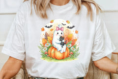 Boho Halloween Ghost Cat Clipart Bundle - CraftNest - Digital Crafting and Art