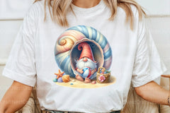 Seashell Gnome Clipart Bundle - CraftNest - Digital Crafting and Art