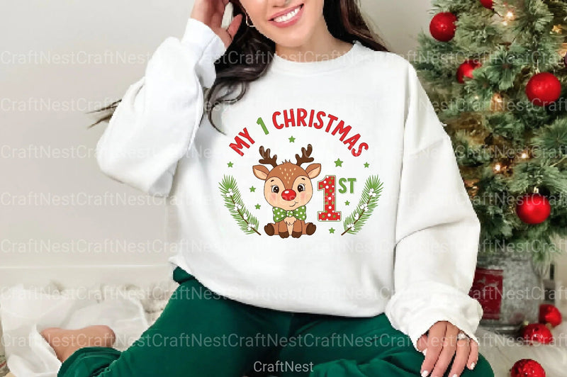 My First Christmas Clipart Bundle - CraftNest - Digital Crafting and Art