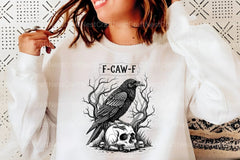 F Caw Crow Clipart Bundle - CraftNest - Digital Crafting and Art