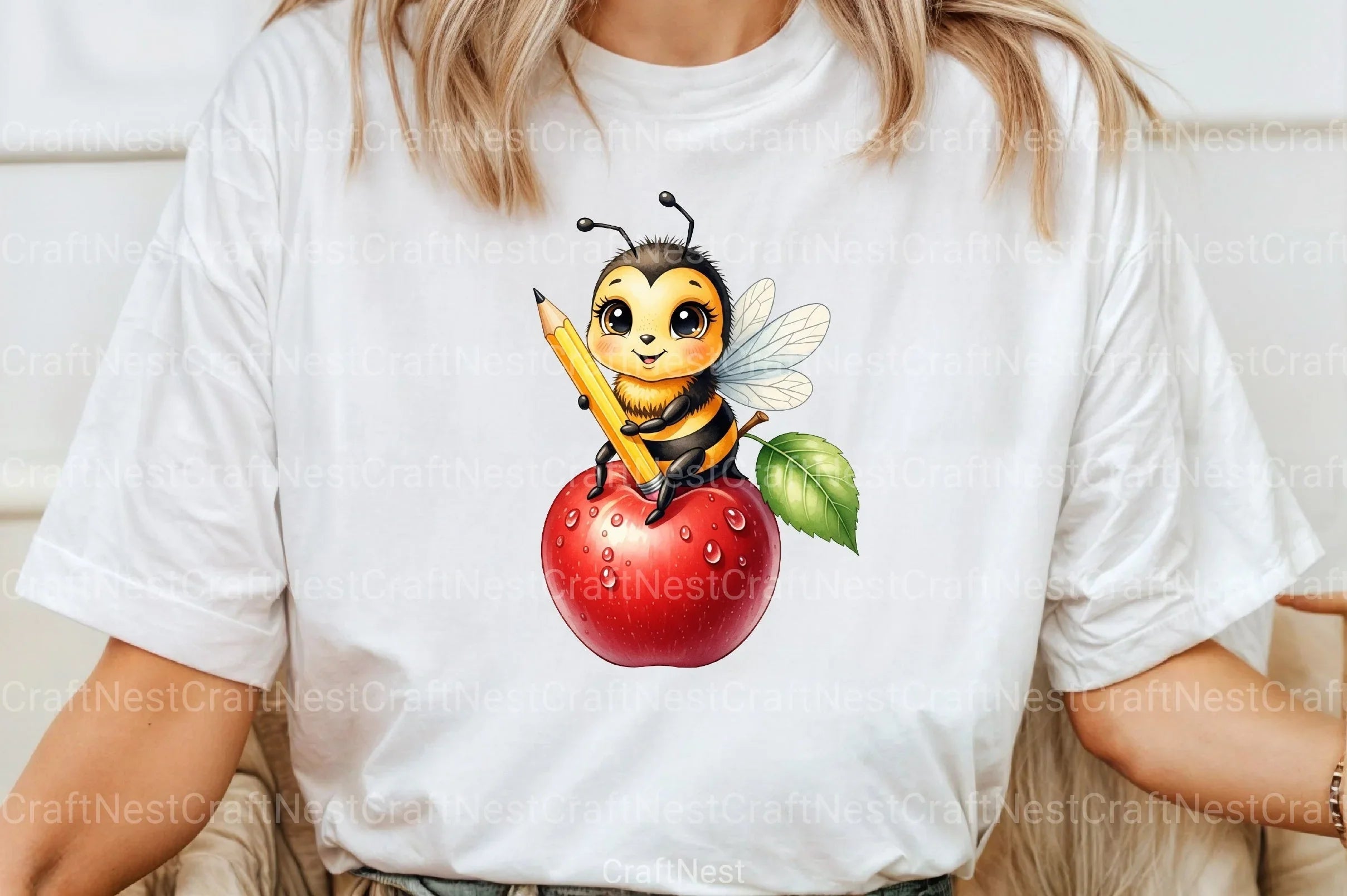 Back to School Bee Clipart Bundle 63 - CraftNest - Digital Crafting and Art