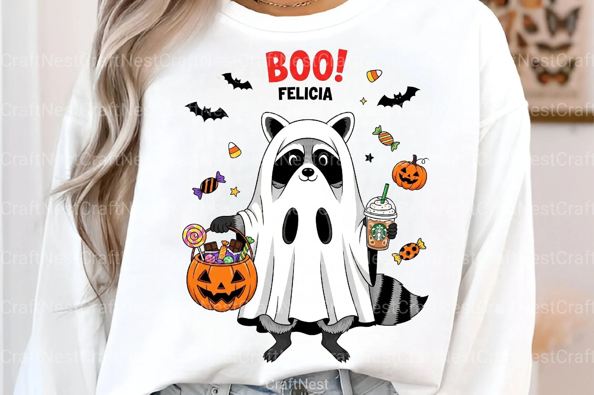 Boo! Felicia Halloween Clipart Bundle - CraftNest - Digital Crafting and Art