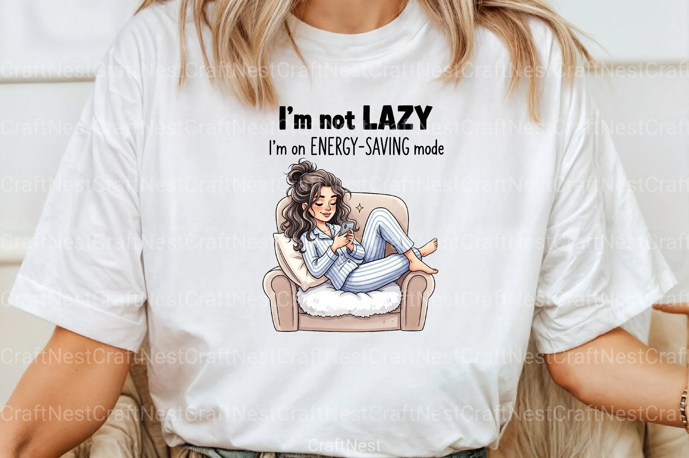 Sarcastic Funny Girl Can't Adult Today Clipart Bundle 1 - CraftNest - Digital Crafting and Art