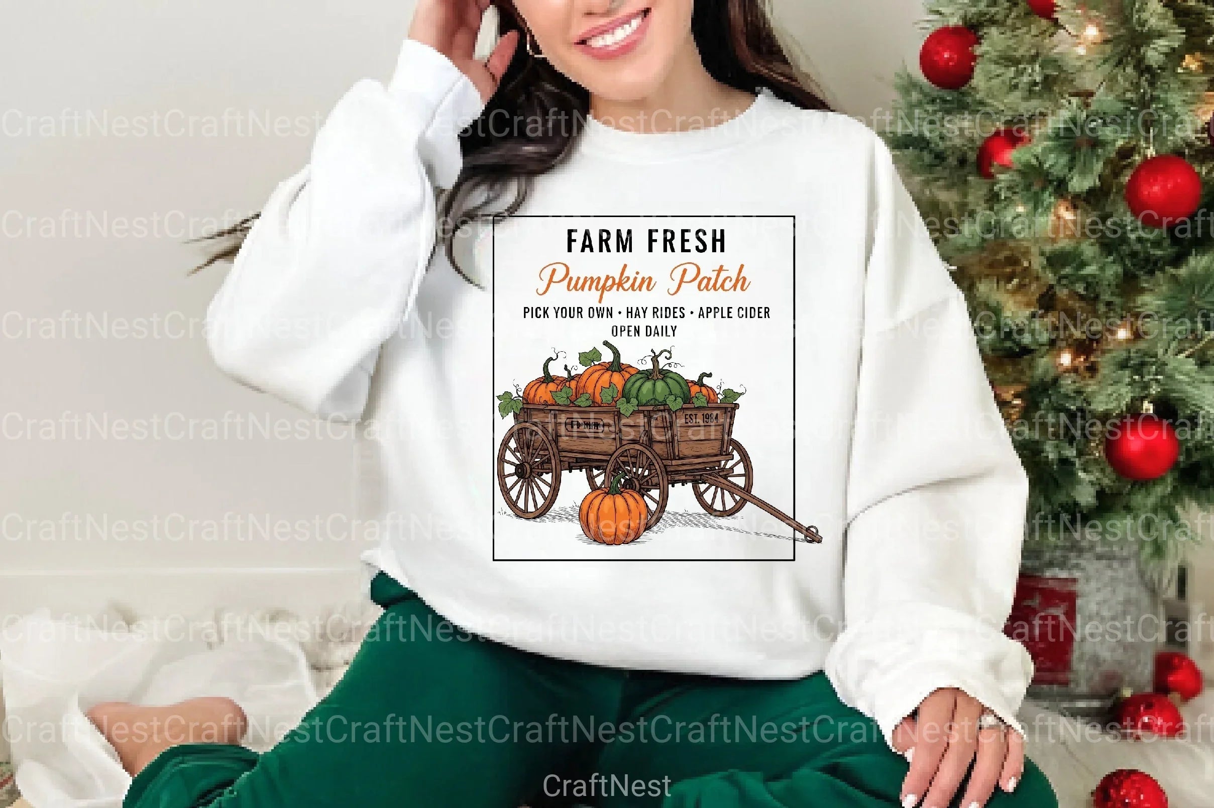 Rustic Fall Farmhouse Pumpkin Sign Clipart Bundle