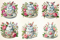 Easter Bunny Clipart Bundle - CraftNest - Digital Crafting and Art