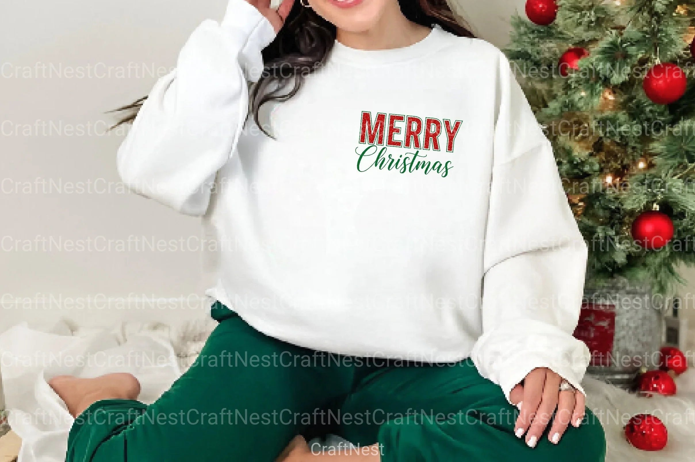 Christmas Glitter Clipart Bundle - CraftNest - Digital Crafting and Art