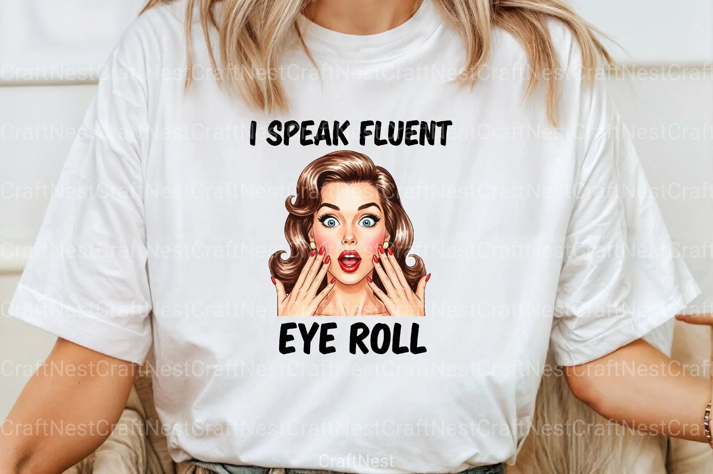 Sarcastic Funny Girl Can't Adult Today Clipart Bundle 5 - CraftNest - Digital Crafting and Art