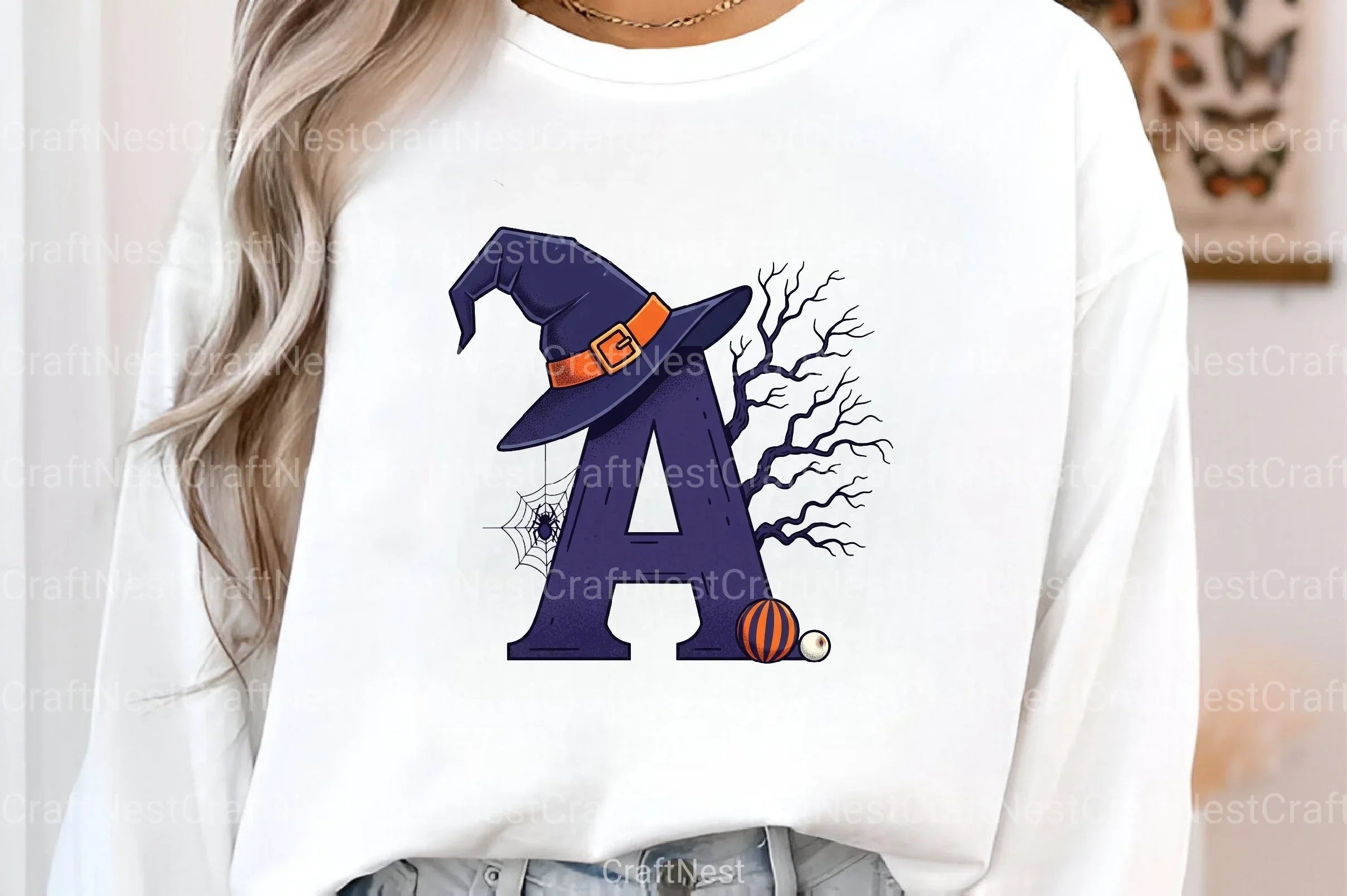 Halloween Alphabet Clipart Bundle 4 - CraftNest - Digital Crafting and Art