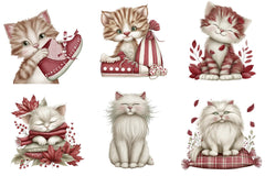 Thanksgiving Cat Clipart Design Bundle - CraftNest - Digital Crafting and Art