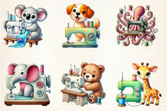 Sewing Machine Clipart Bundle - CraftNest - Digital Crafting and Art