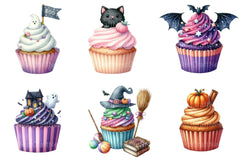 Halloween Cupcakes Clipart Bundle - CraftNest - Digital Crafting and Art